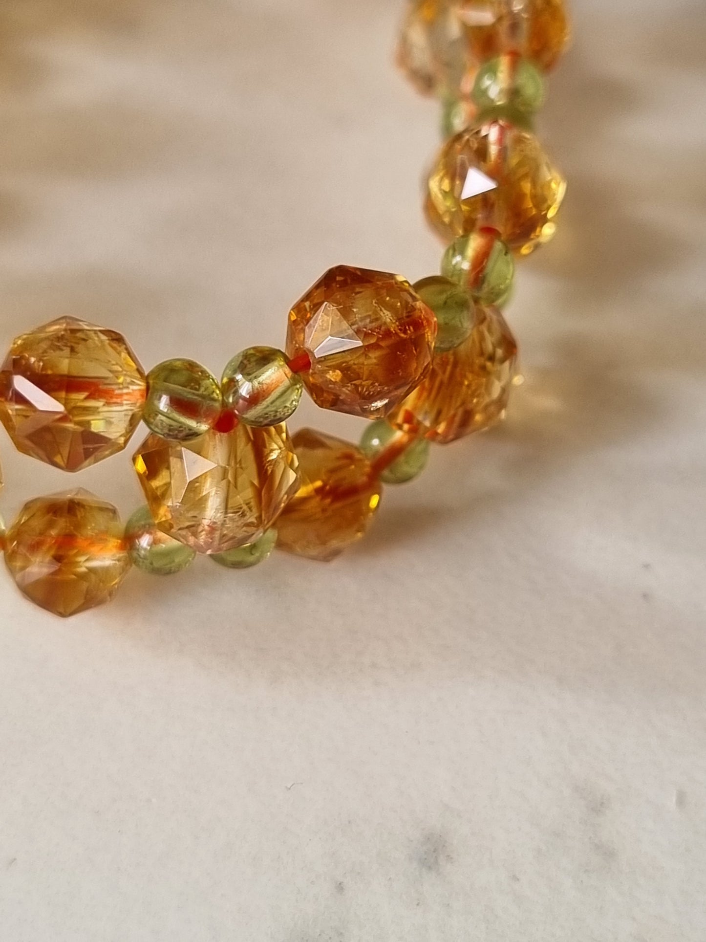 3-tier Citrine Bracelet