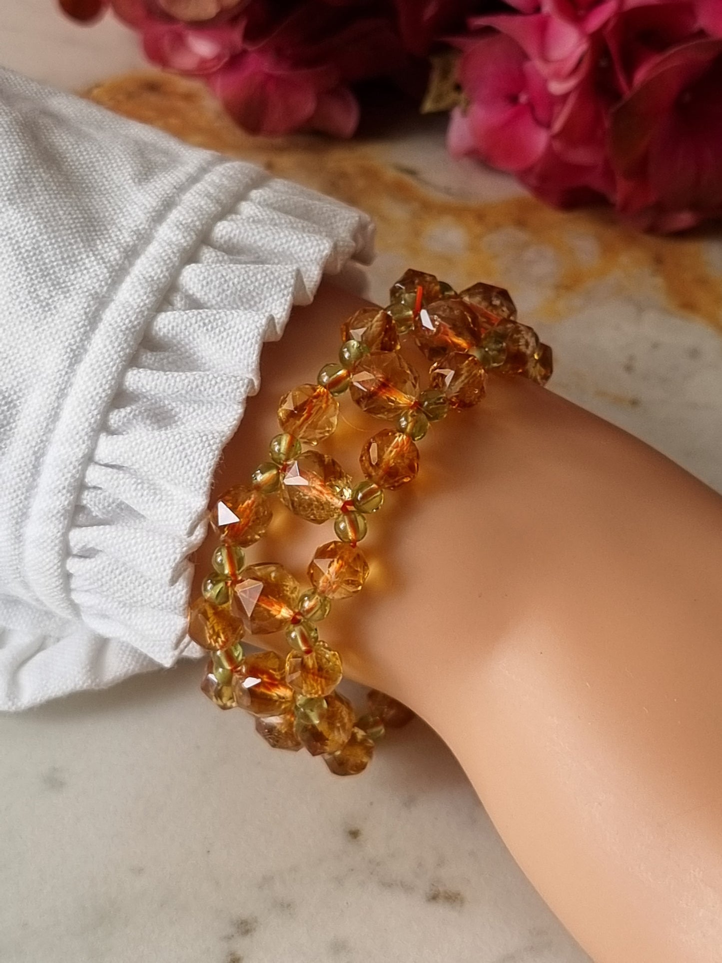 3-tier Citrine Bracelet