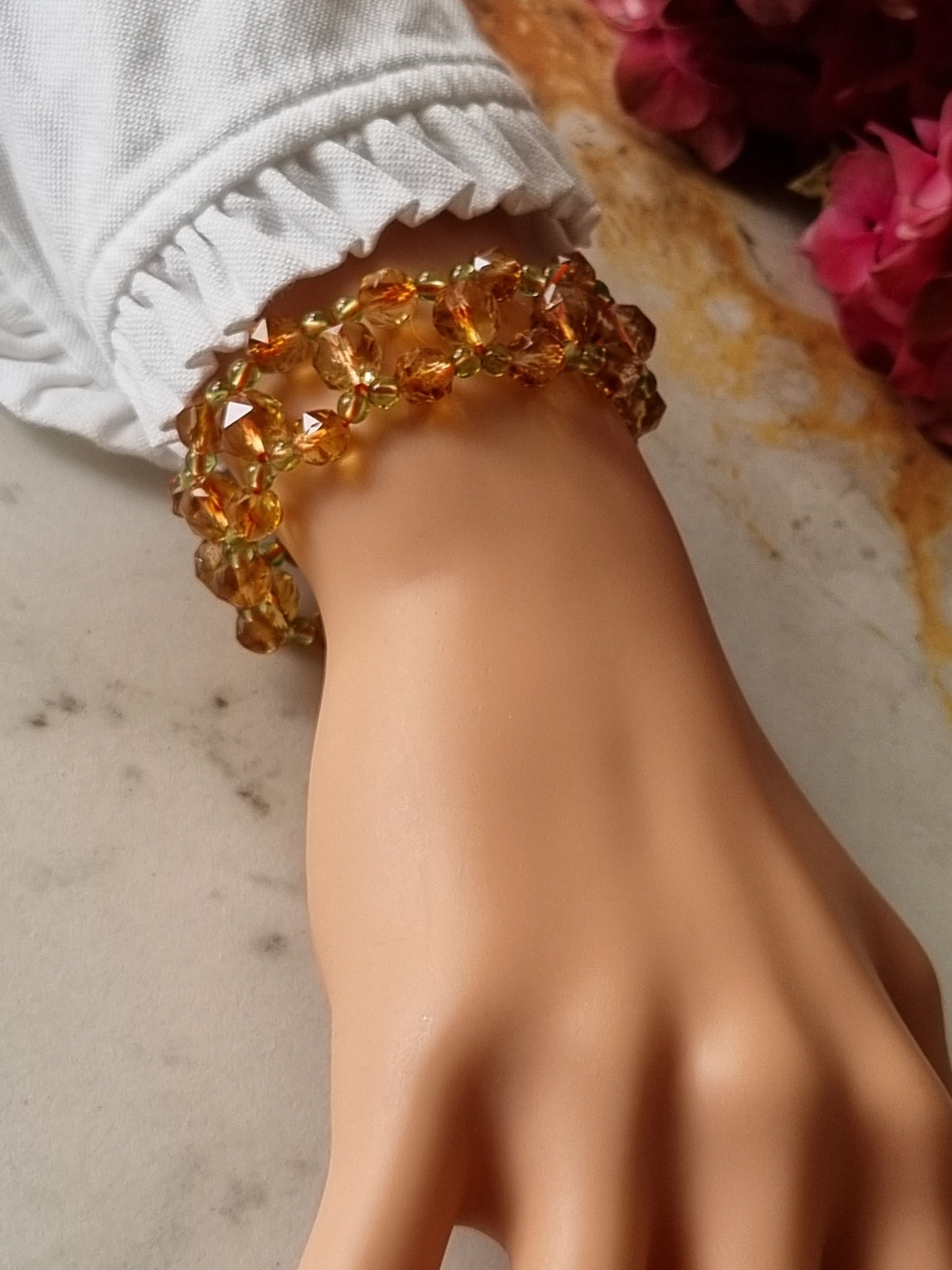 3-tier Citrine Bracelet