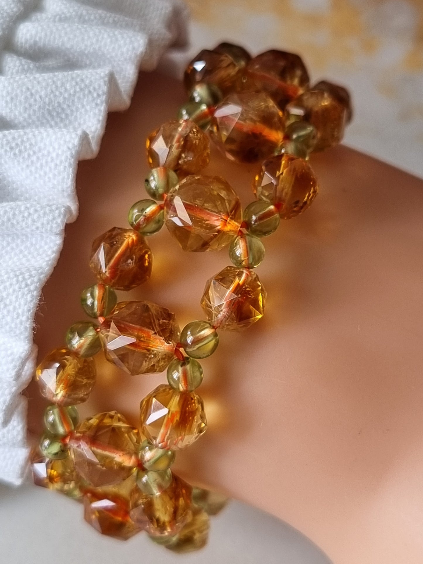 3-tier Citrine Bracelet