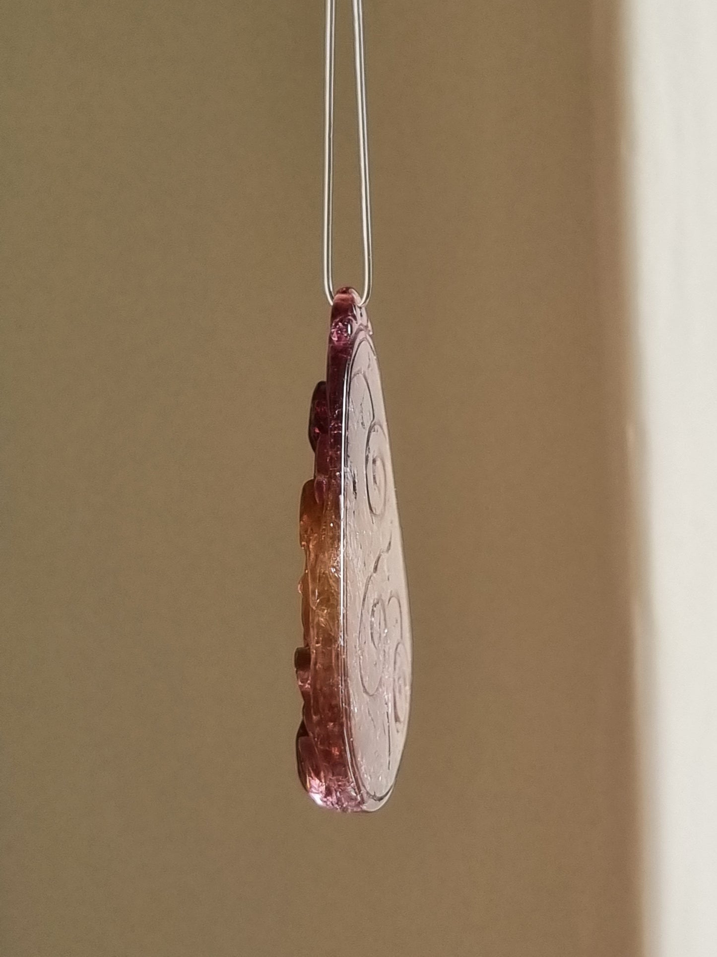 Red Tourmaline Pendant