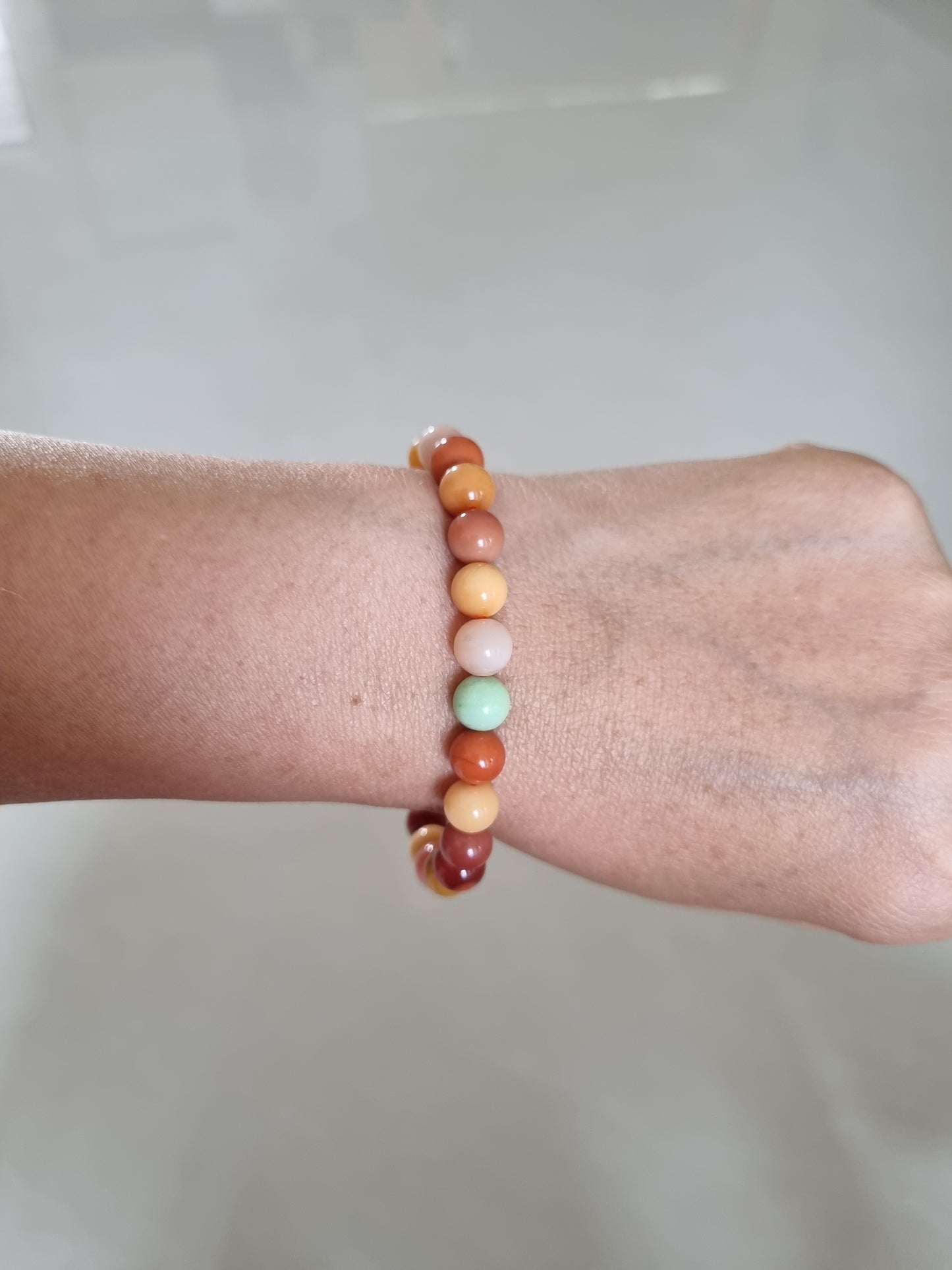 Burmese Yellow Jade Bracelet