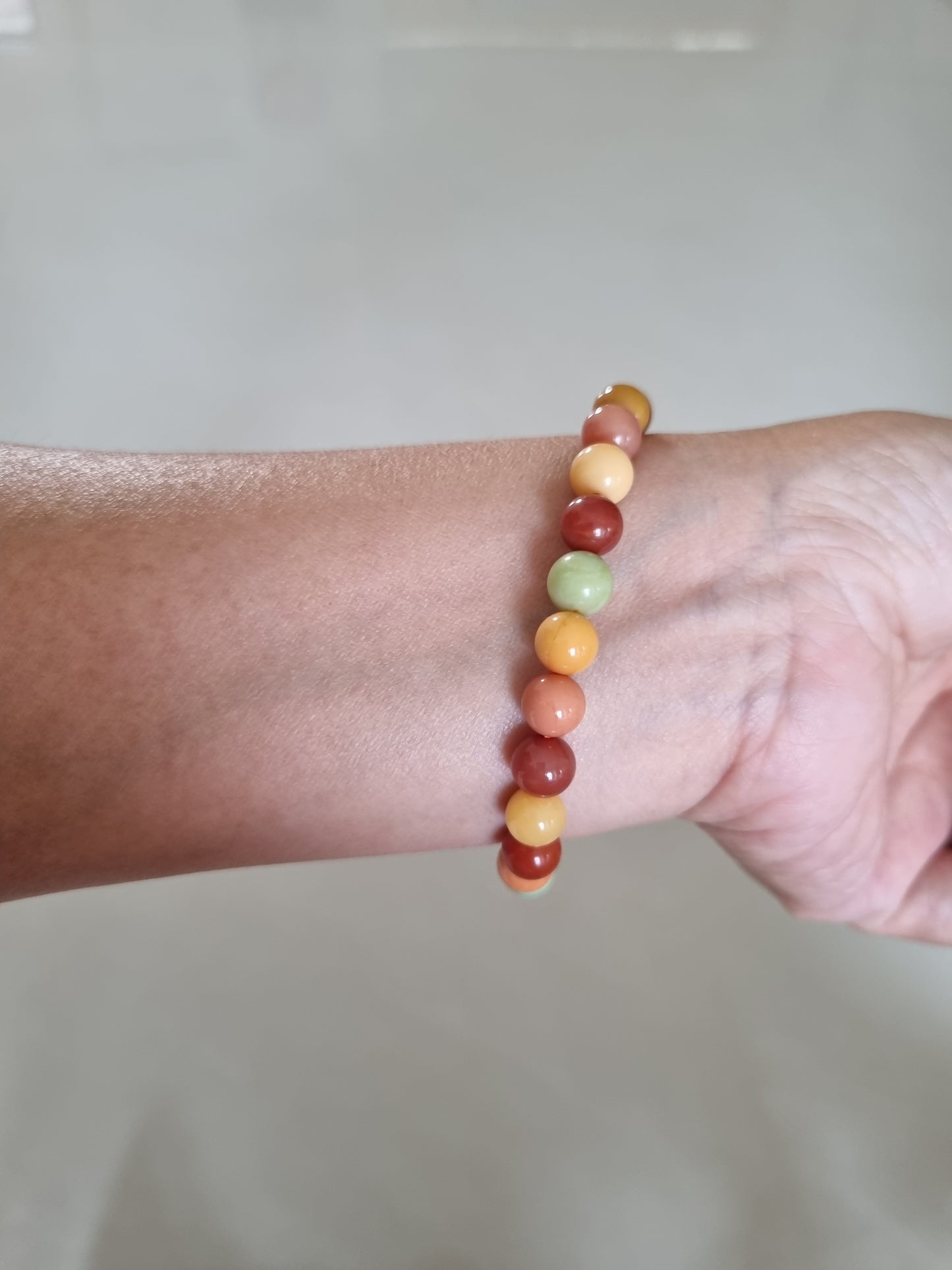 Burmese Yellow Jade Bracelet