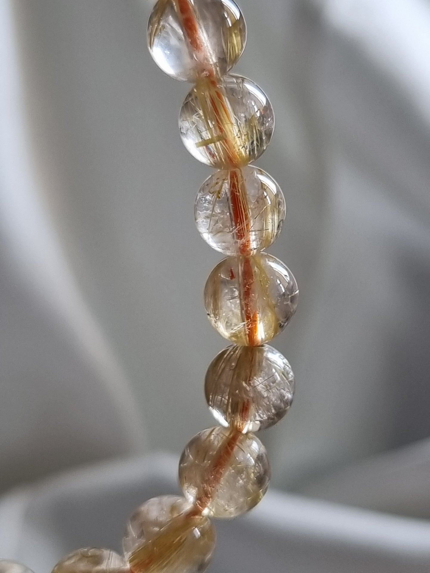 Golden Rutilated Quartz Bracelet