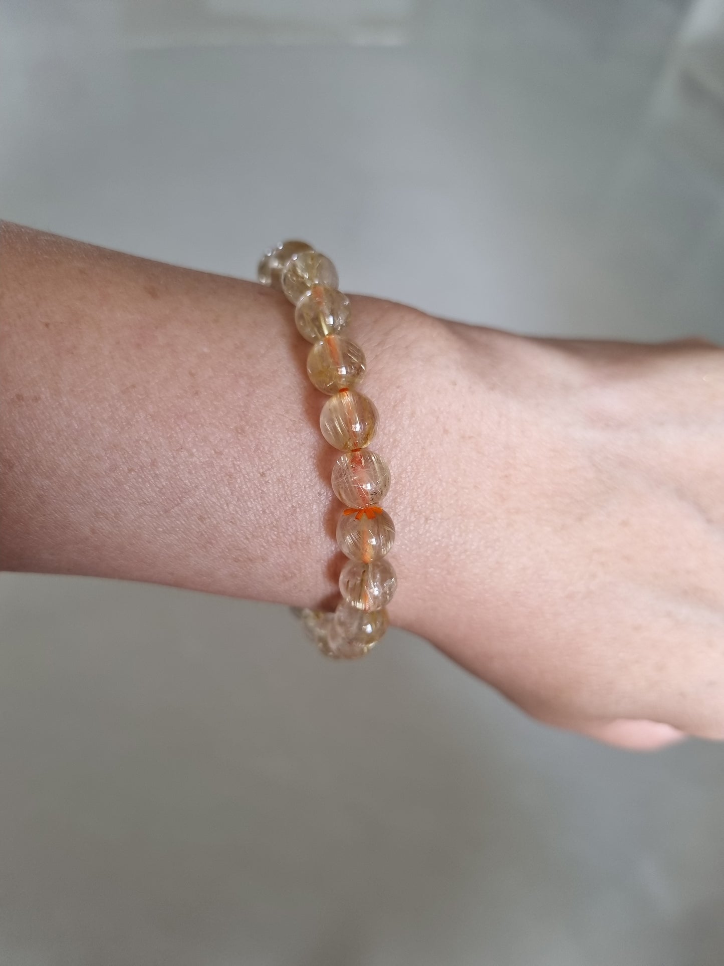 Golden Rutilated Quartz Bracelet