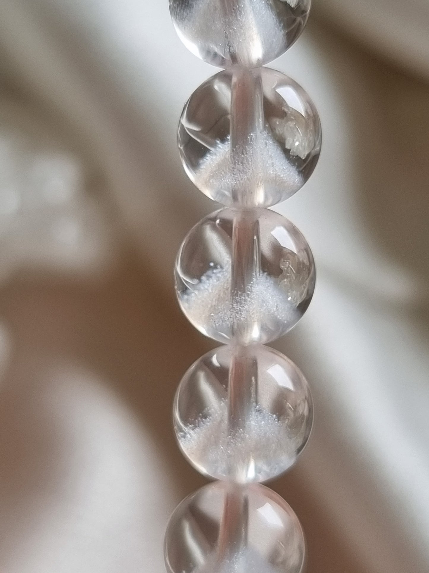 White Phantom Quartz Bracelet