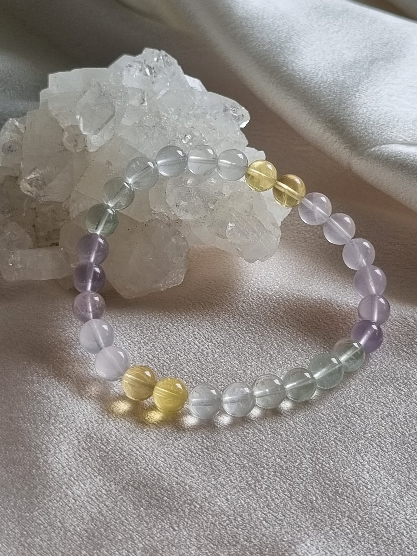 Rainbow Fluorite Bracelet