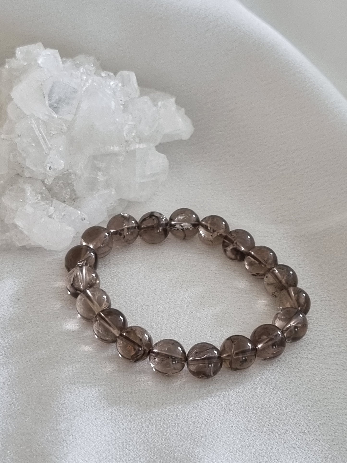 Smoky Azeztulite Quartz Bracelet