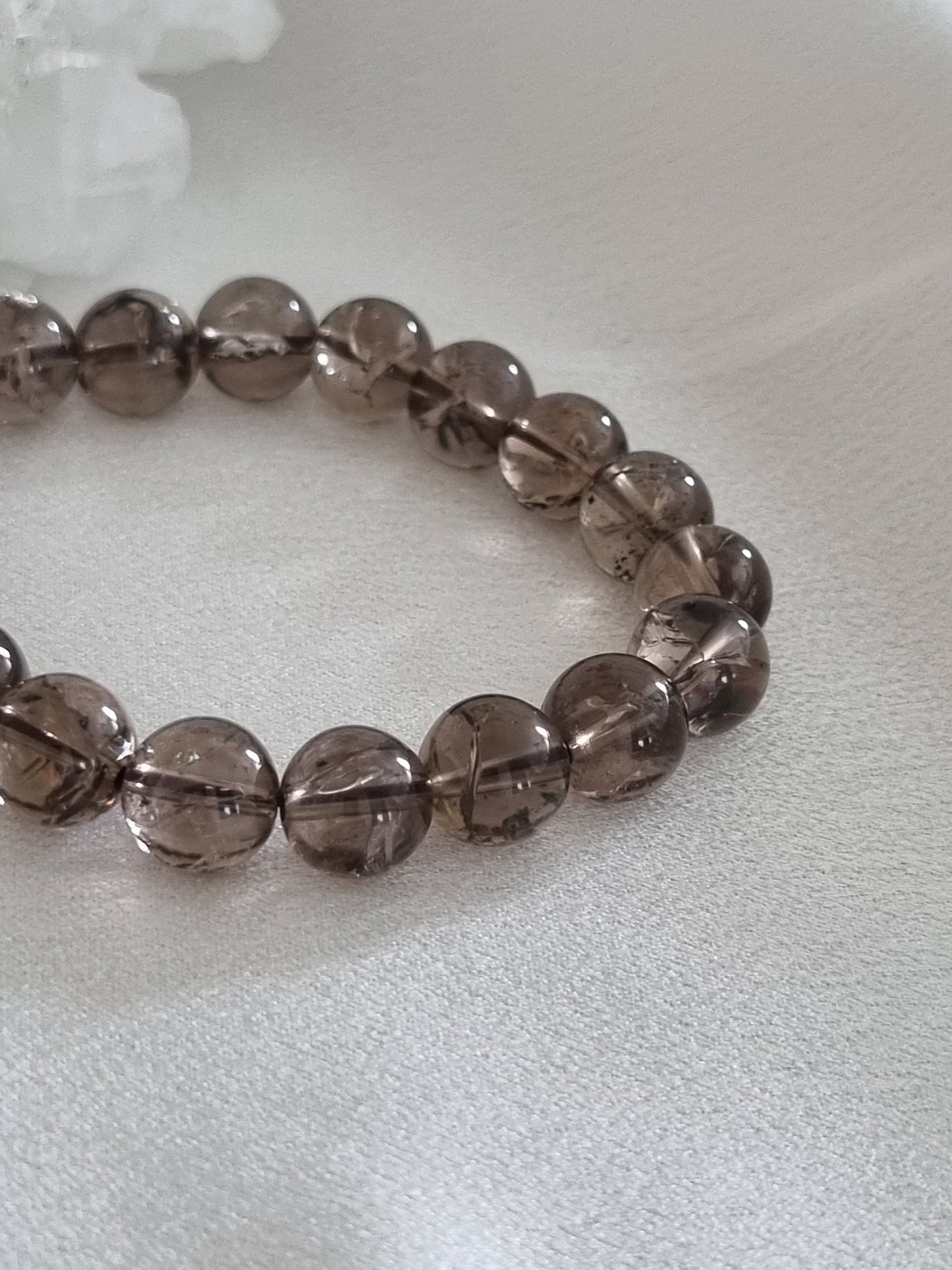 Smoky Azeztulite Quartz Bracelet