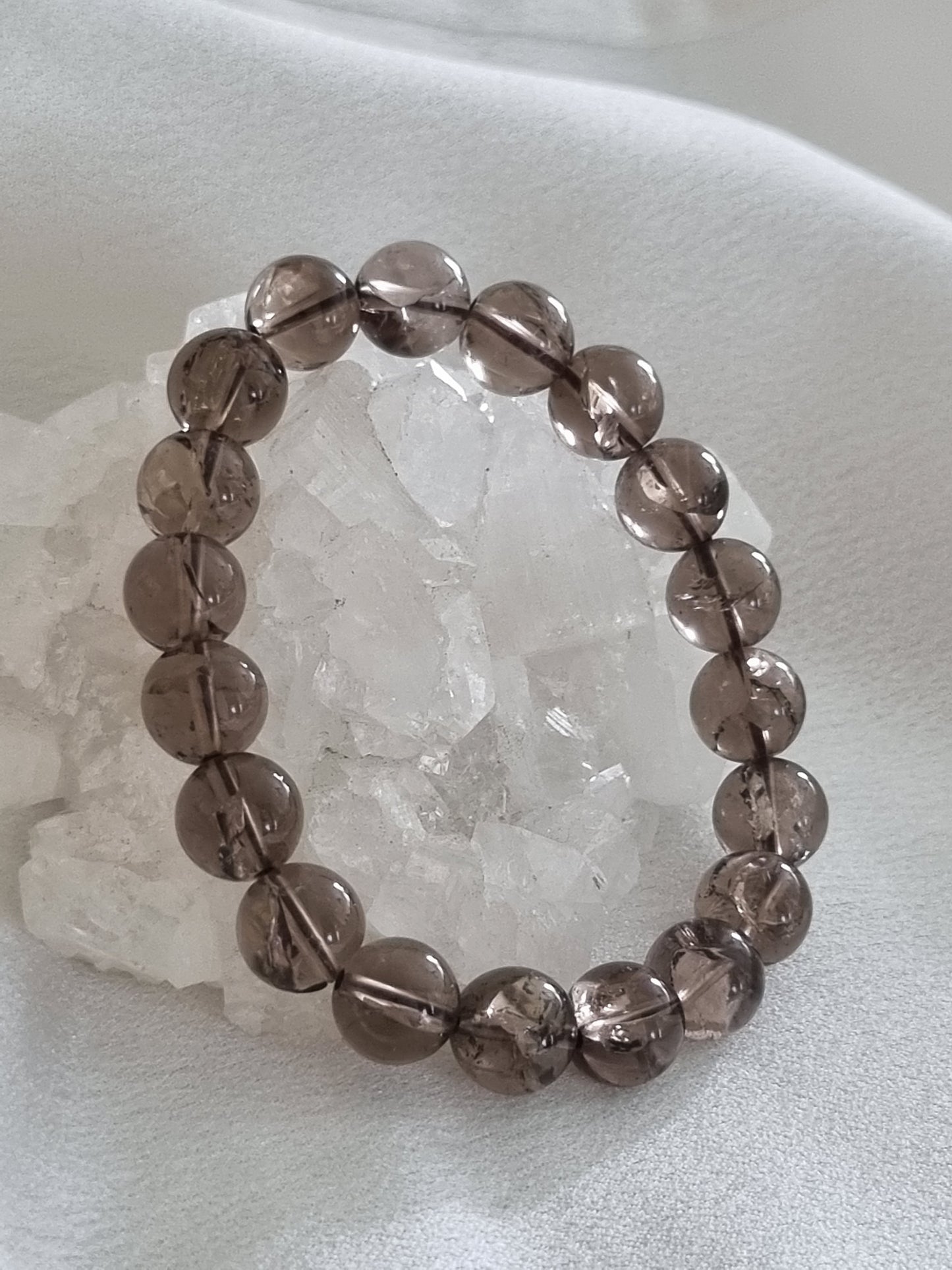 Smoky Azeztulite Quartz Bracelet