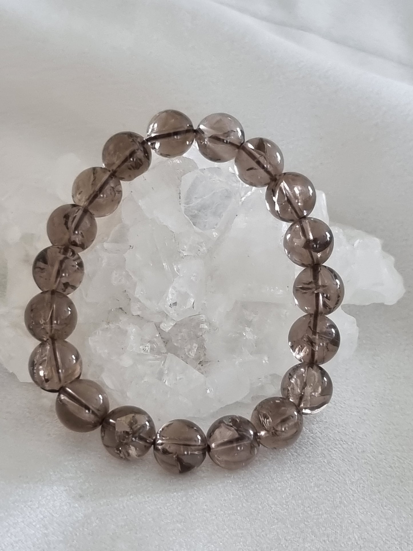 Smoky Azeztulite Quartz Bracelet