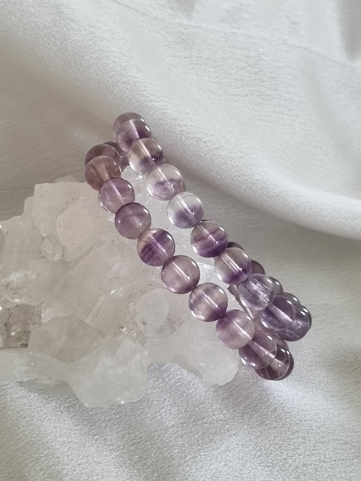 Purple Fluorite Bracelet