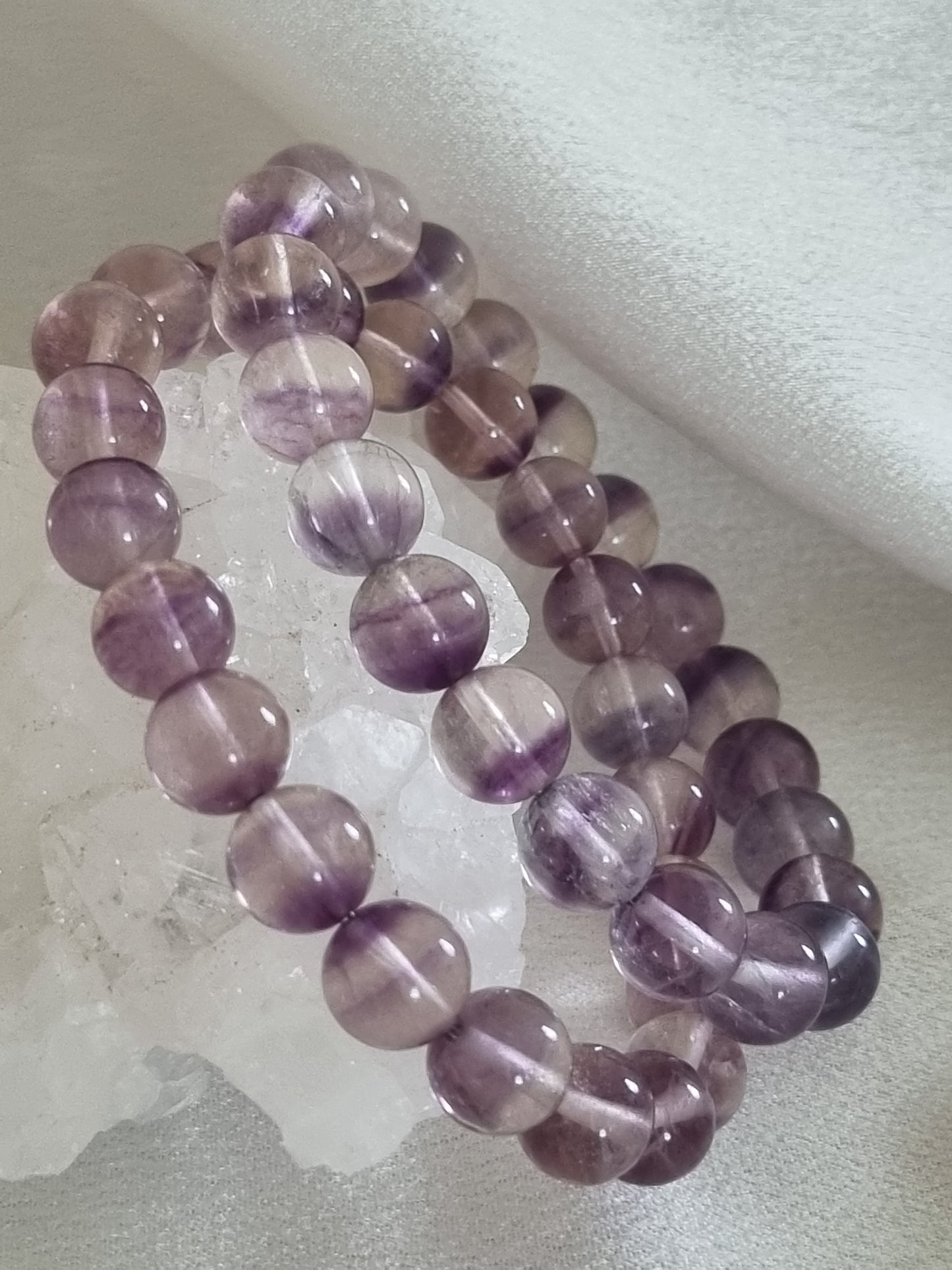Purple Fluorite Bracelet