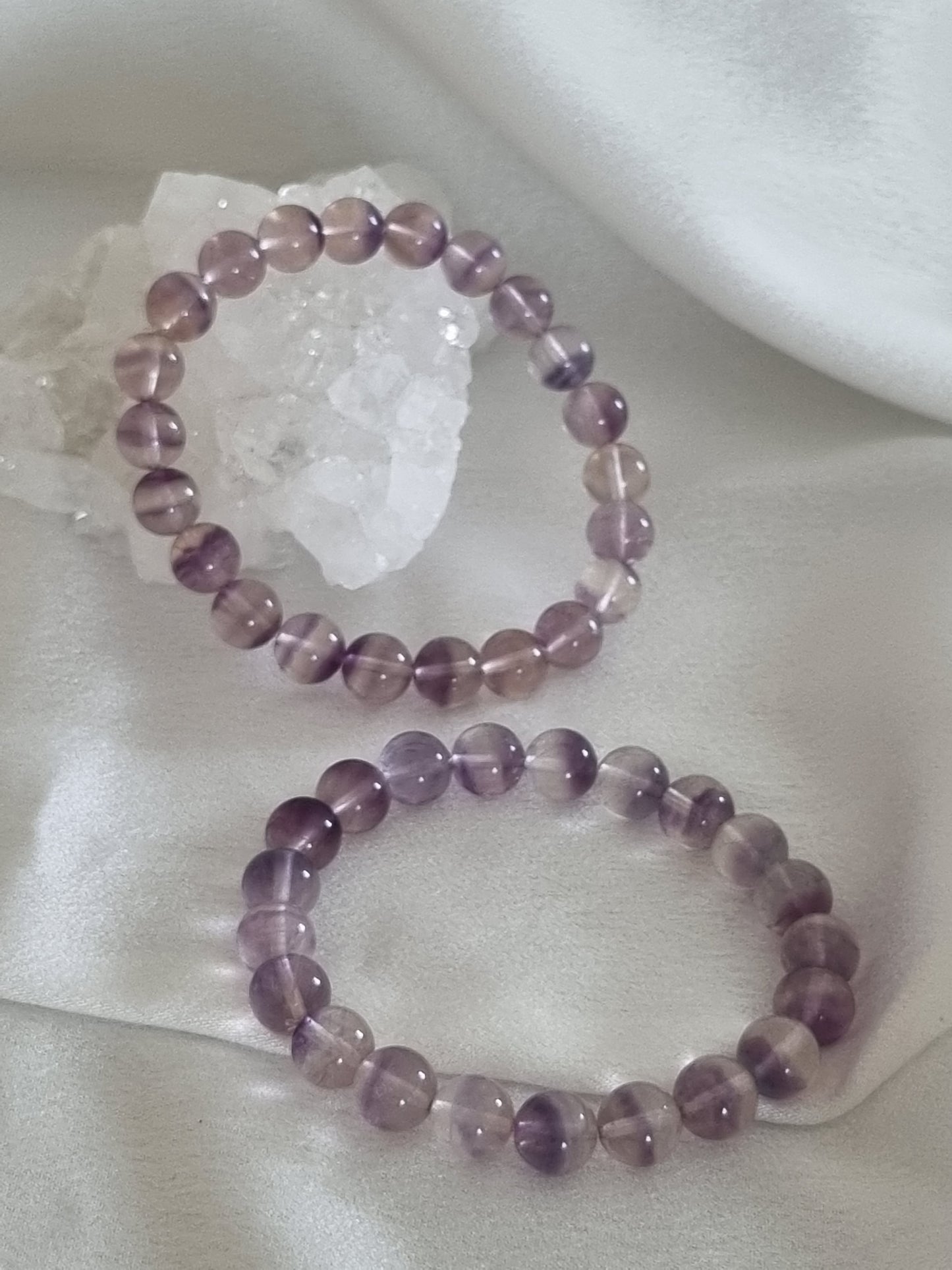 Purple Fluorite Bracelet