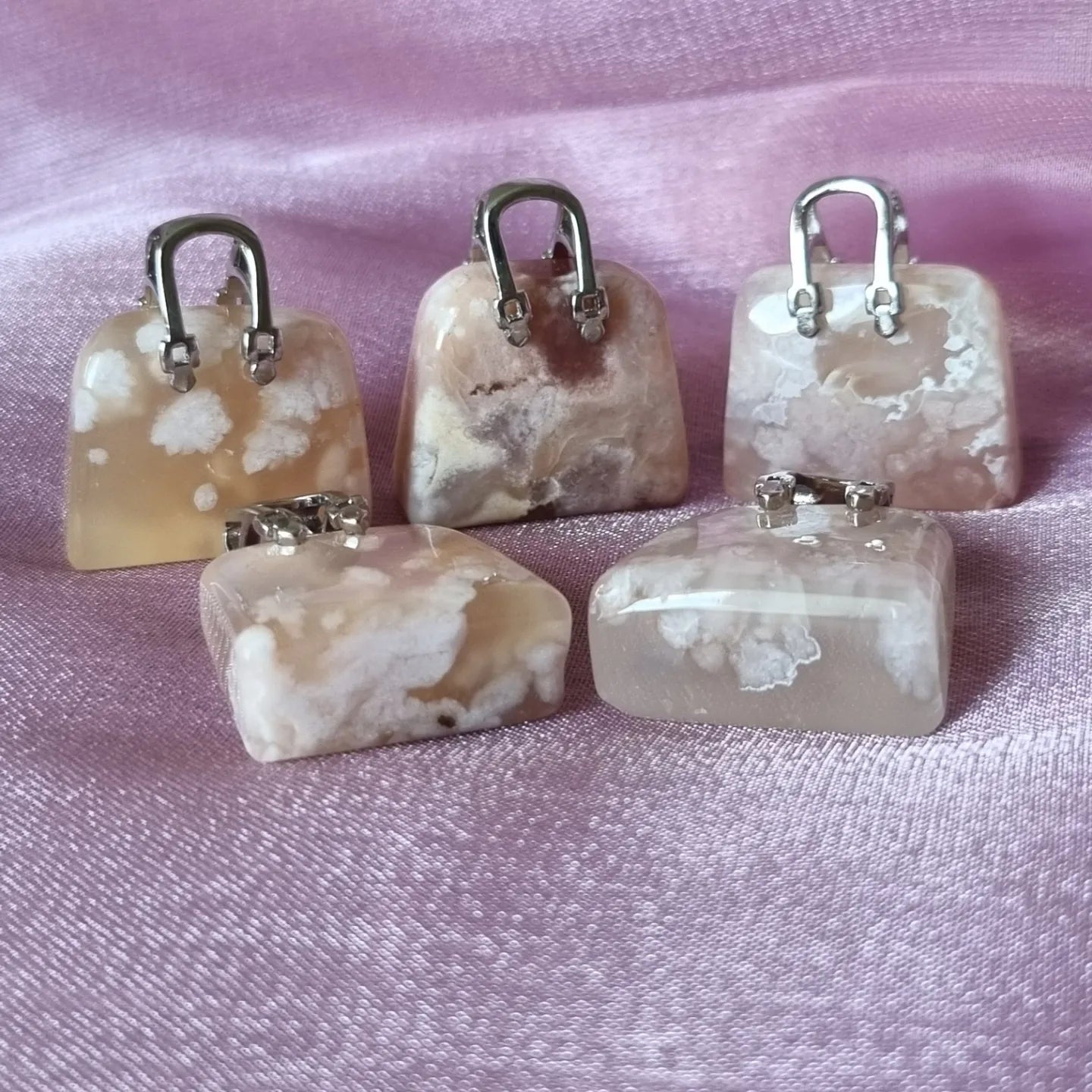 Flower Agate Handbag