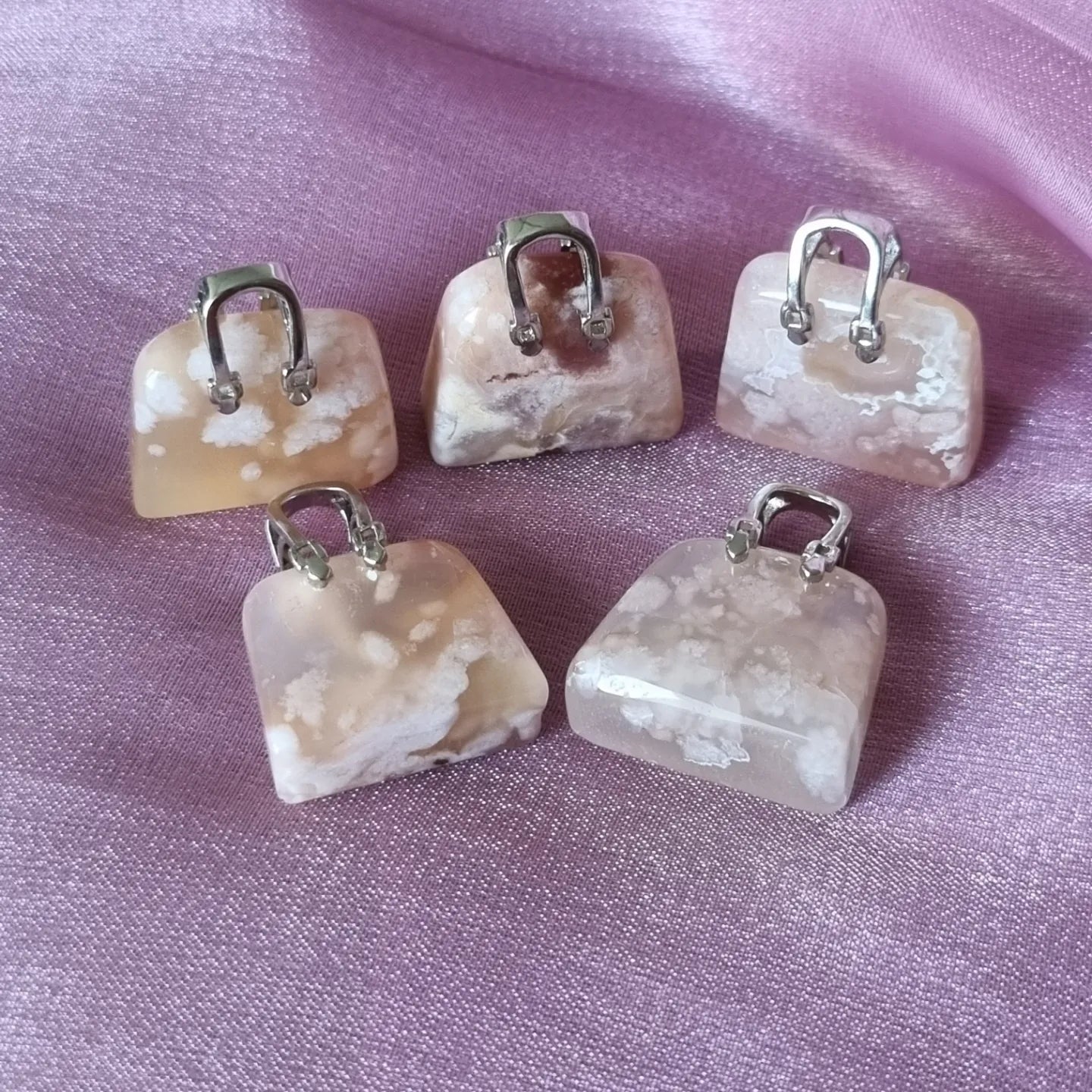 Flower Agate Handbag