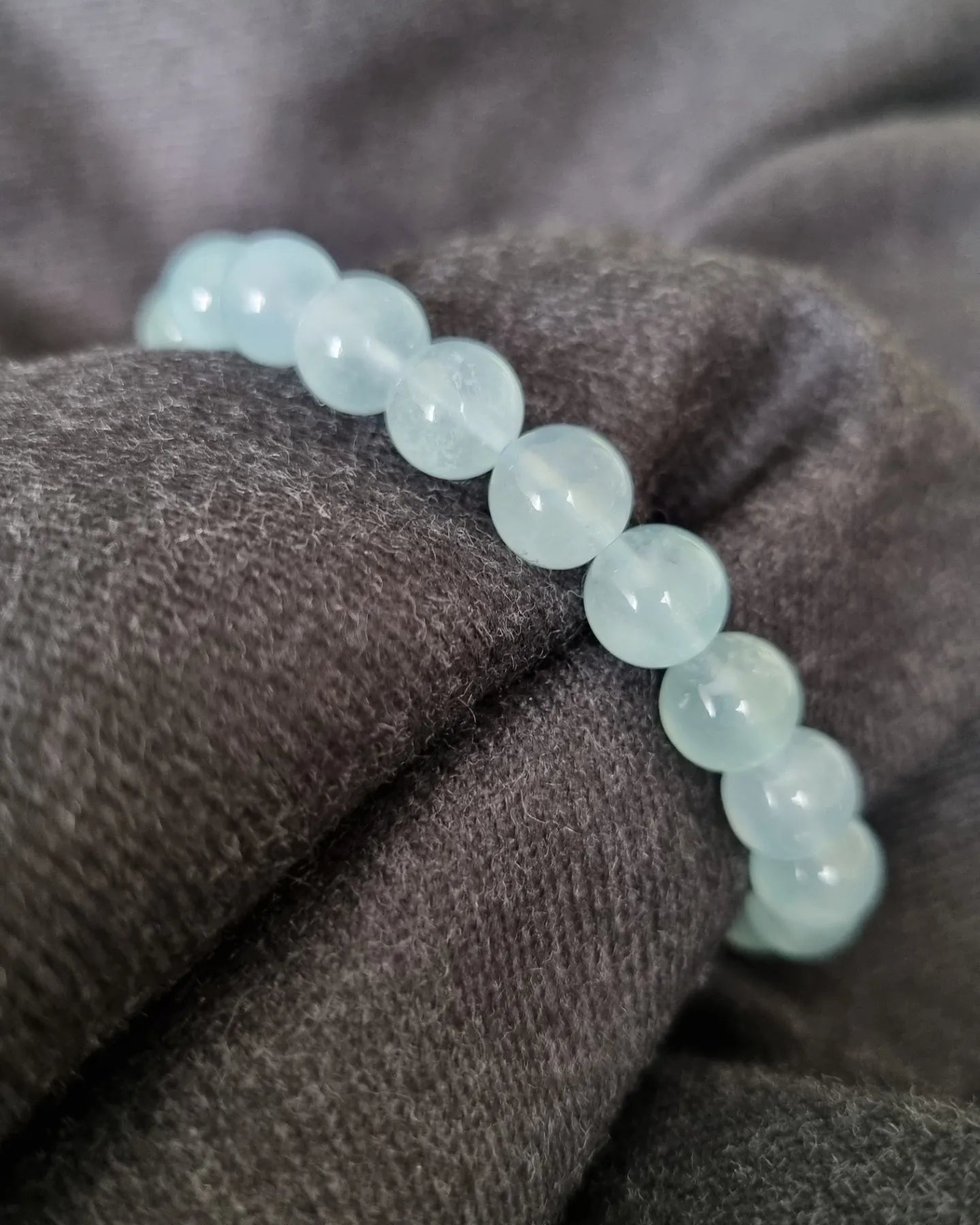 Icy Aquamarine Bracelet