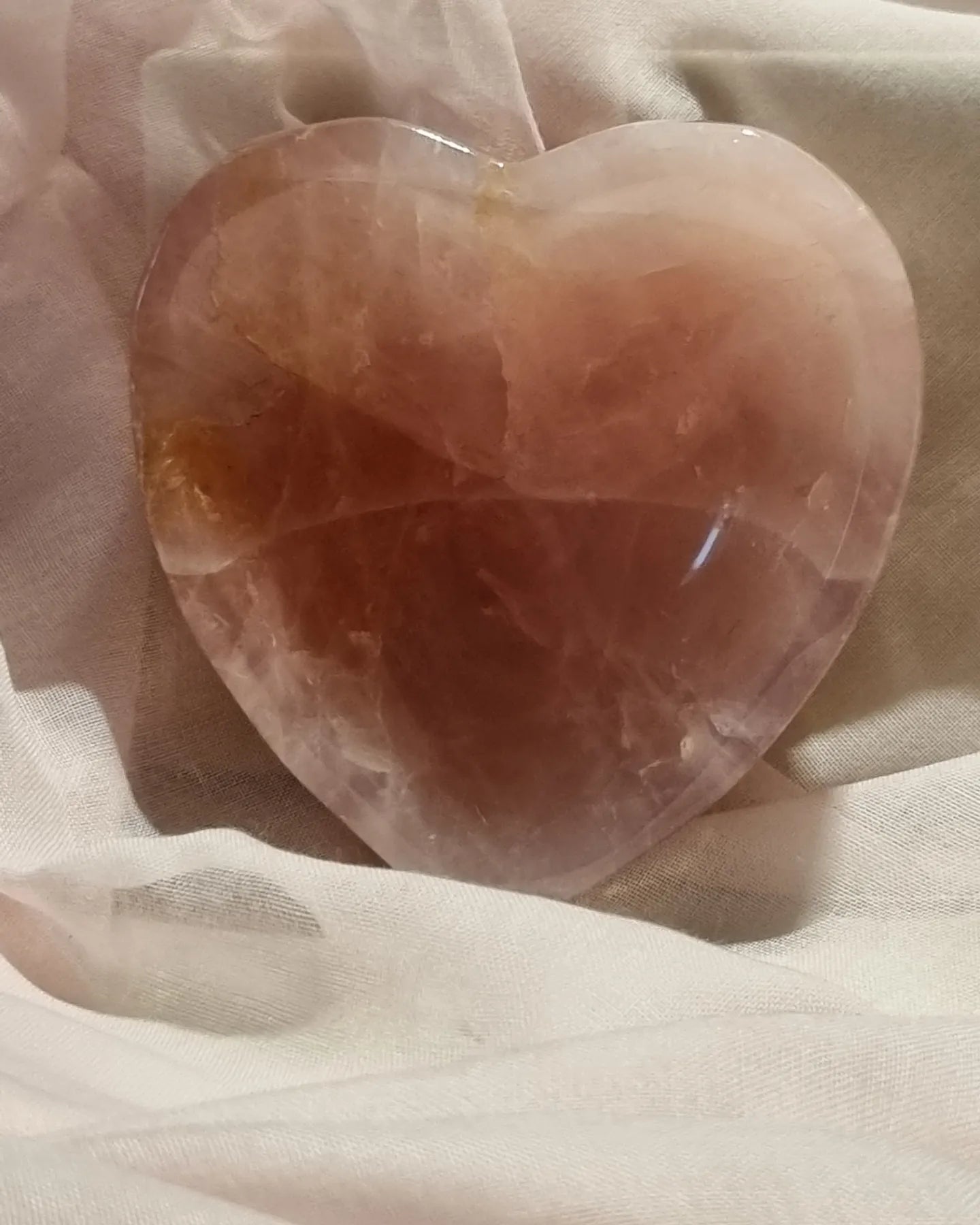 Rose Quartz Hearts Bowl