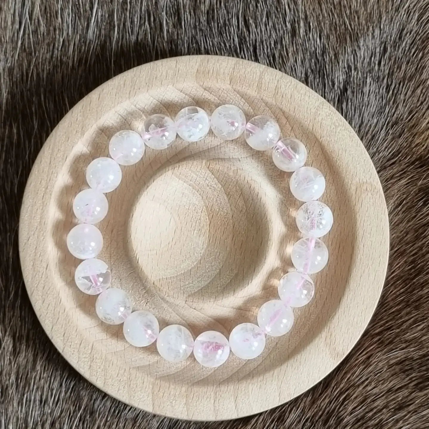 Snowflake Phantom Quartz Bracelet