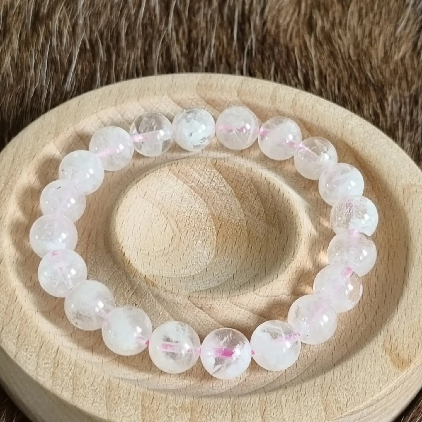 Snowflake Phantom Quartz Bracelet