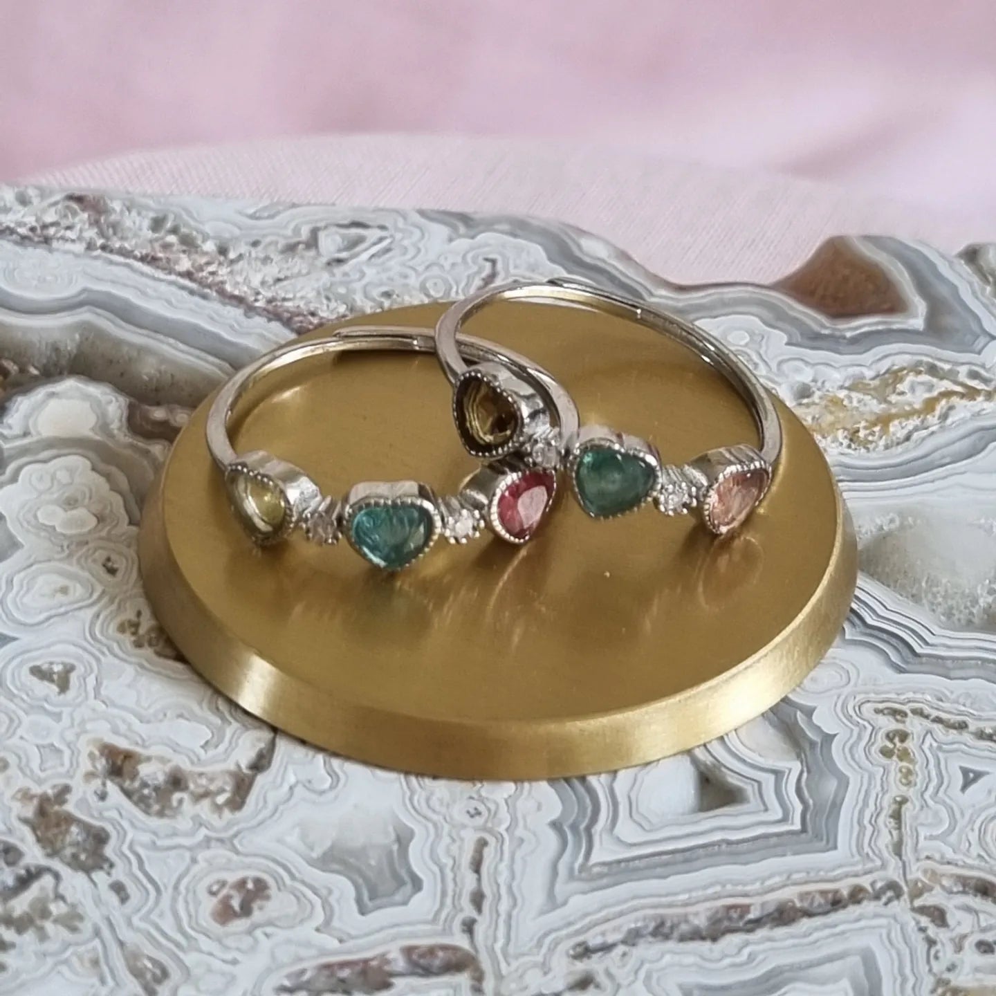 Tourmaline Heart-Cut Ring