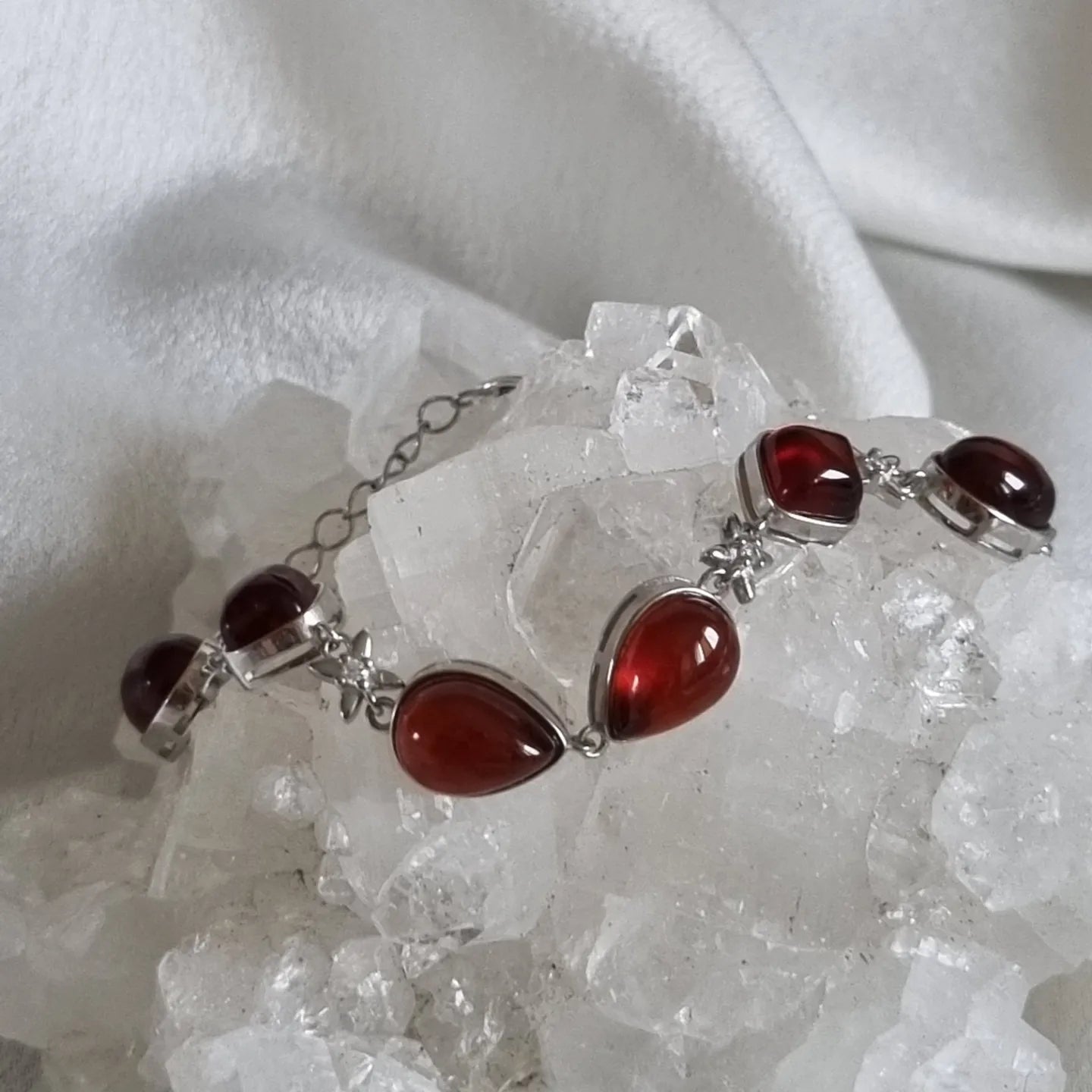 Orange Garnet Bracelet