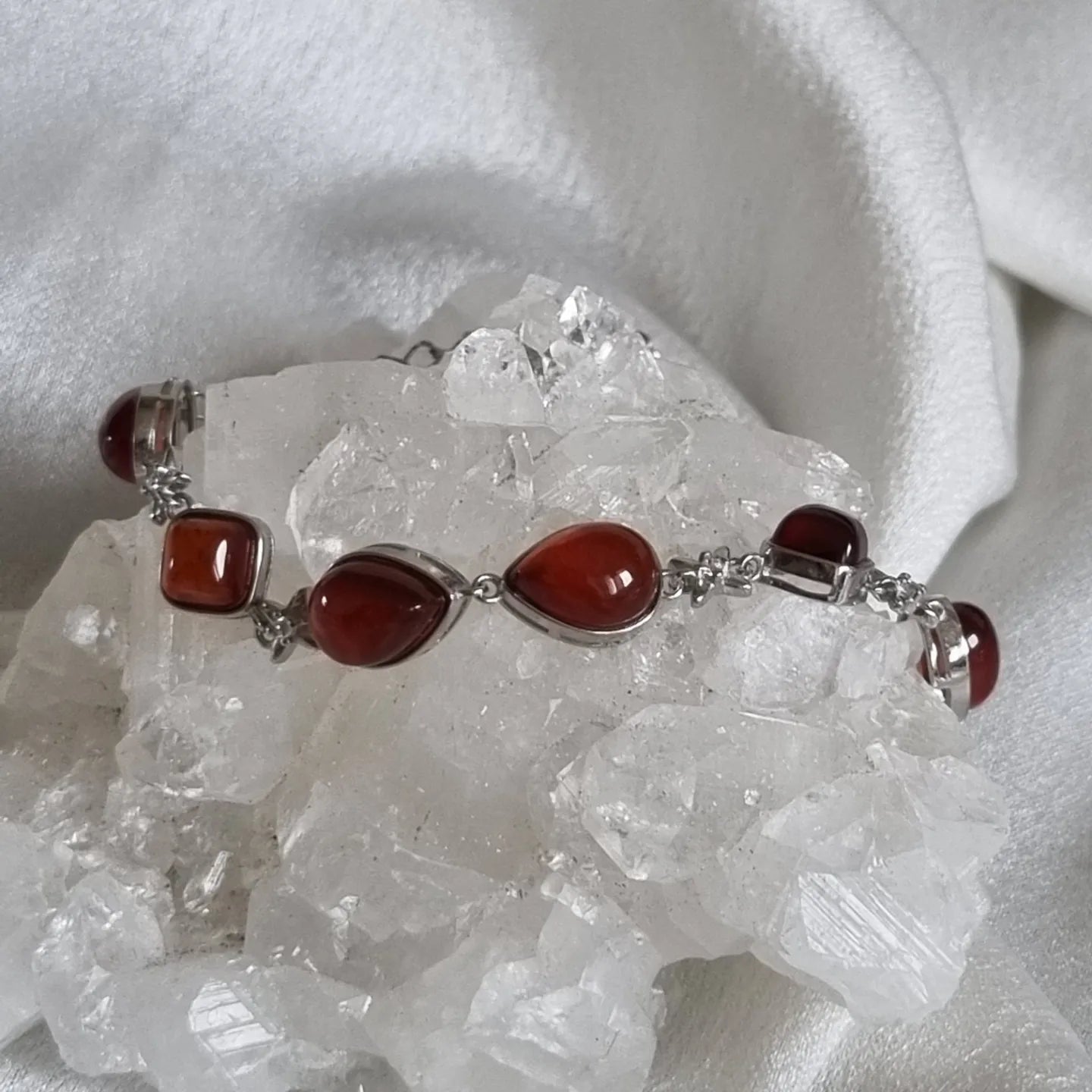 Orange Garnet Bracelet