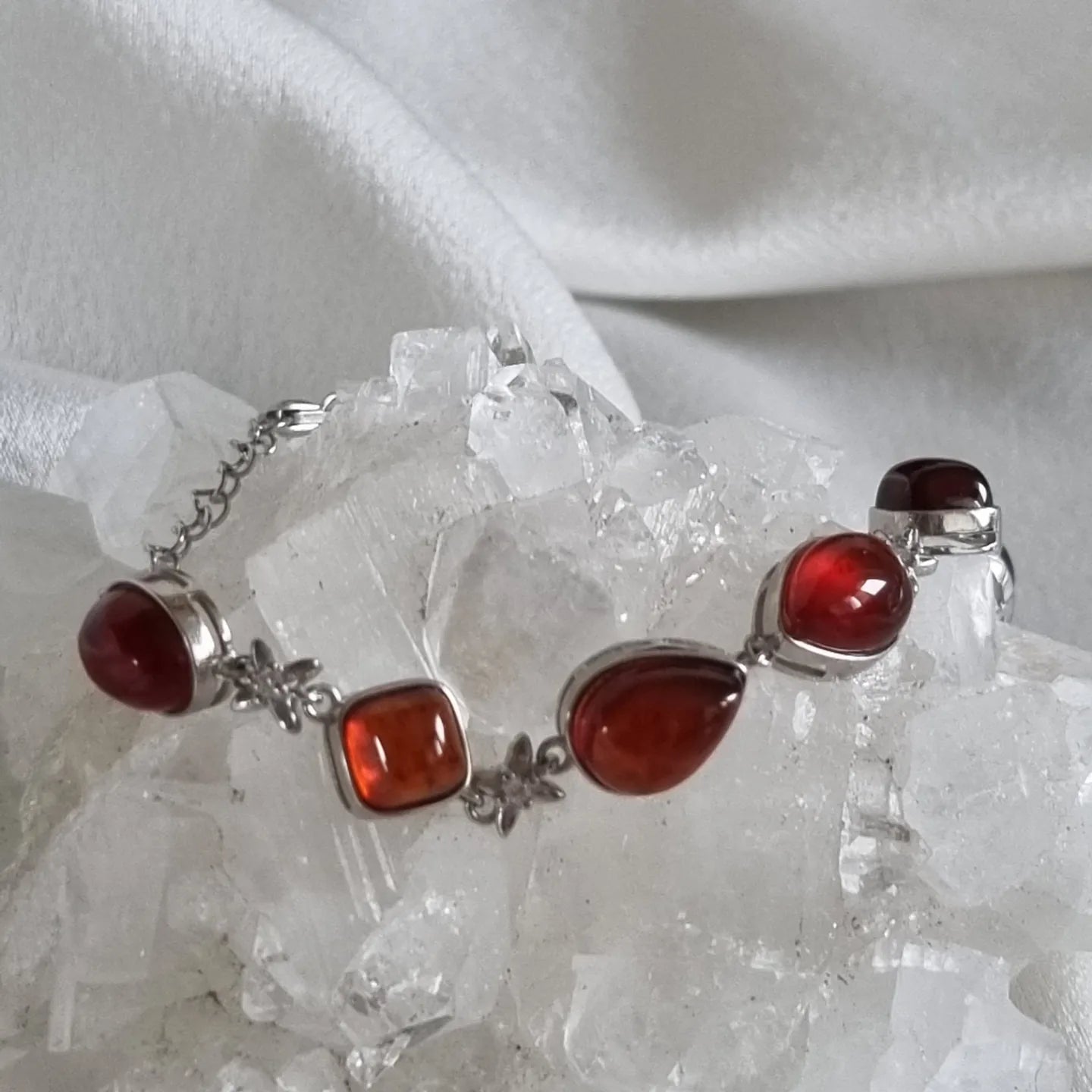 Orange Garnet Bracelet