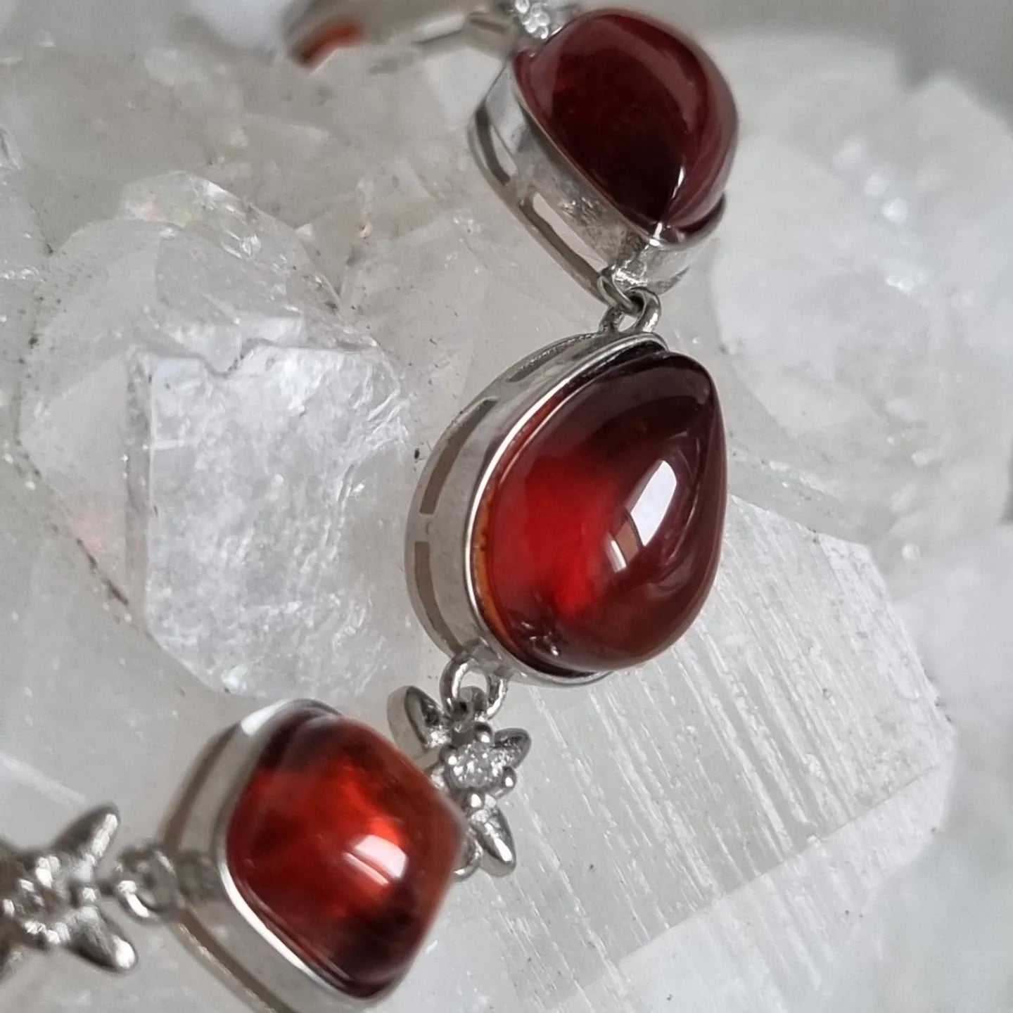 Orange Garnet Bracelet