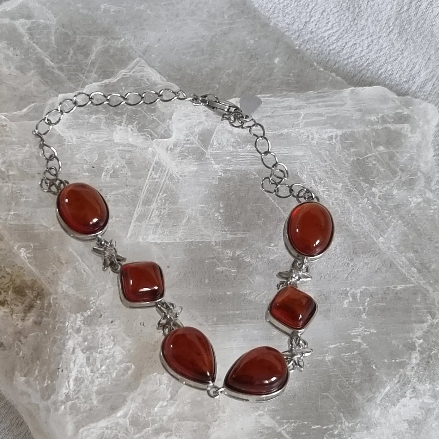 Orange Garnet Bracelet