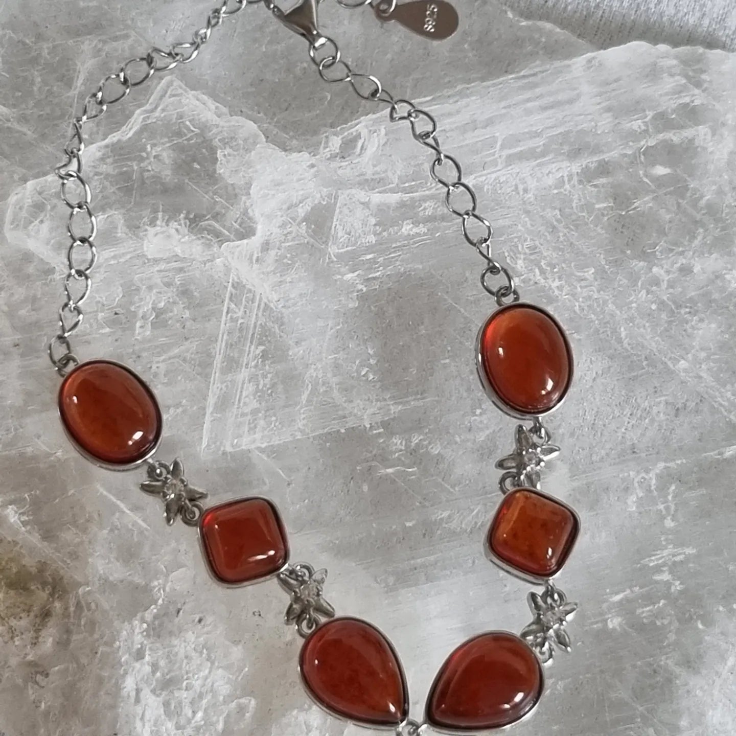 Orange Garnet Bracelet