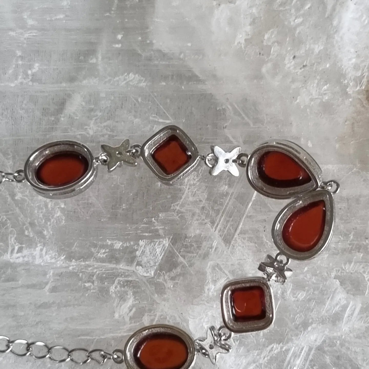 Orange Garnet Bracelet