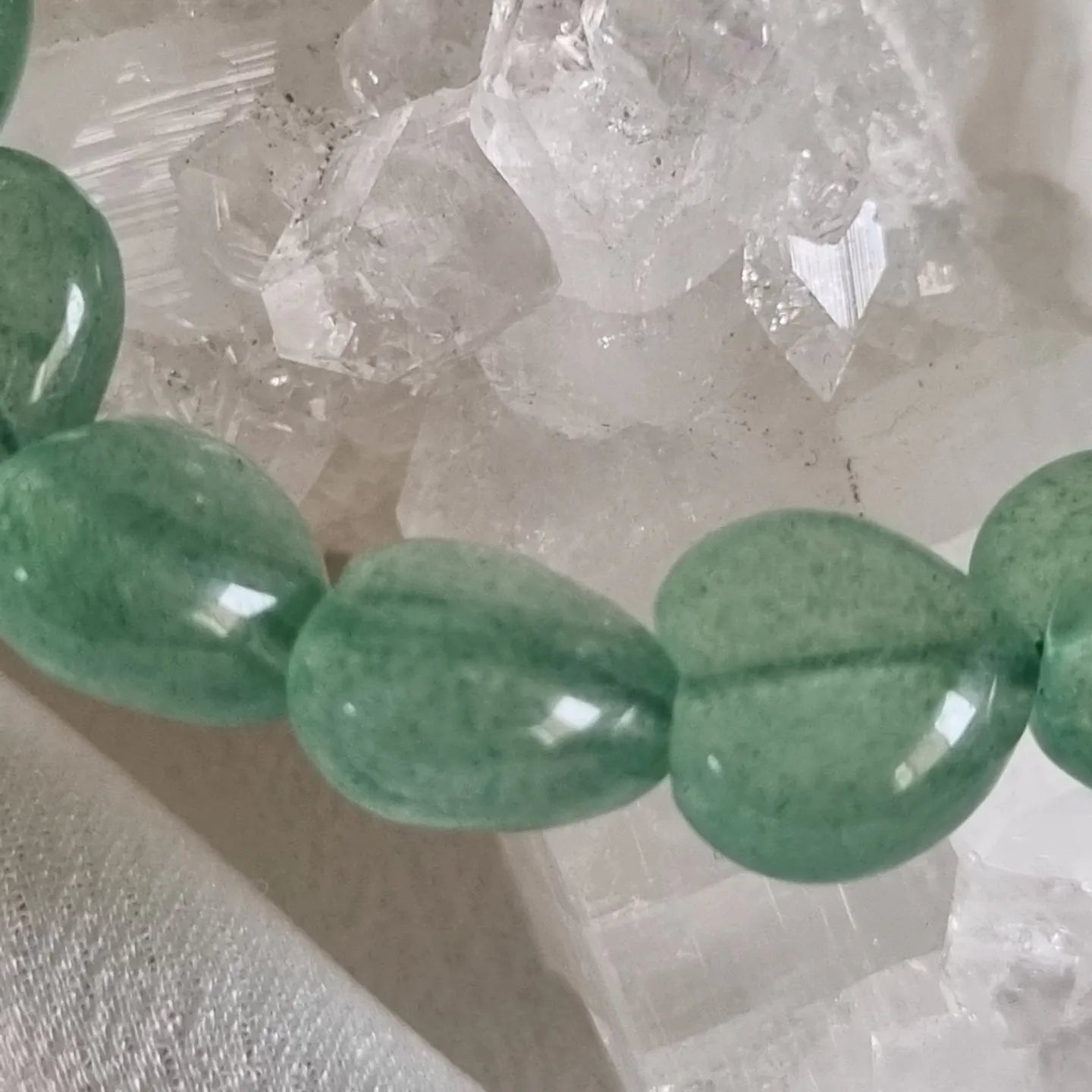 Green Strawberry Heart Bracelet