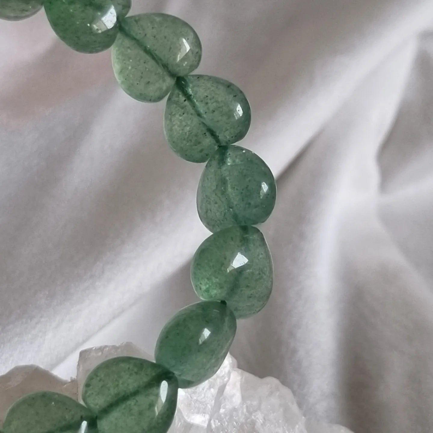 Green Strawberry Heart Bracelet