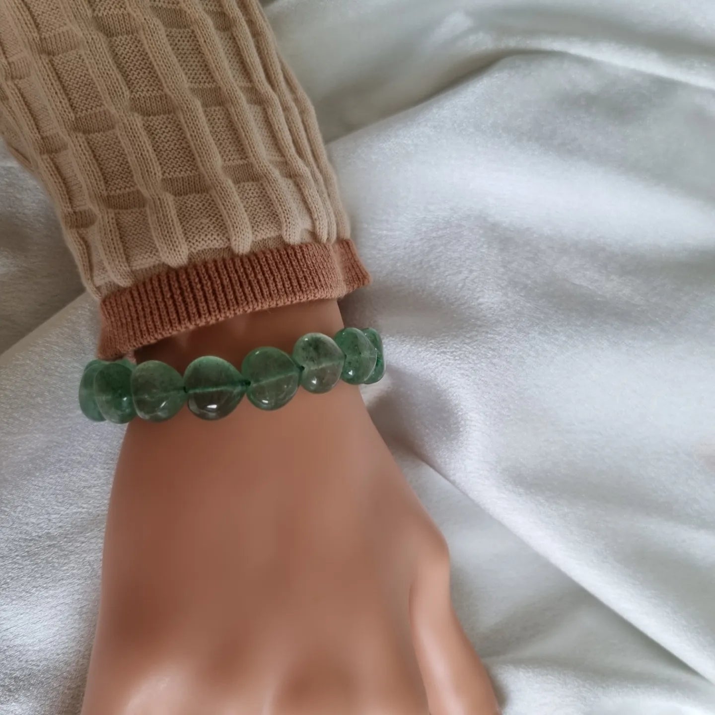 Green Strawberry Heart Bracelet