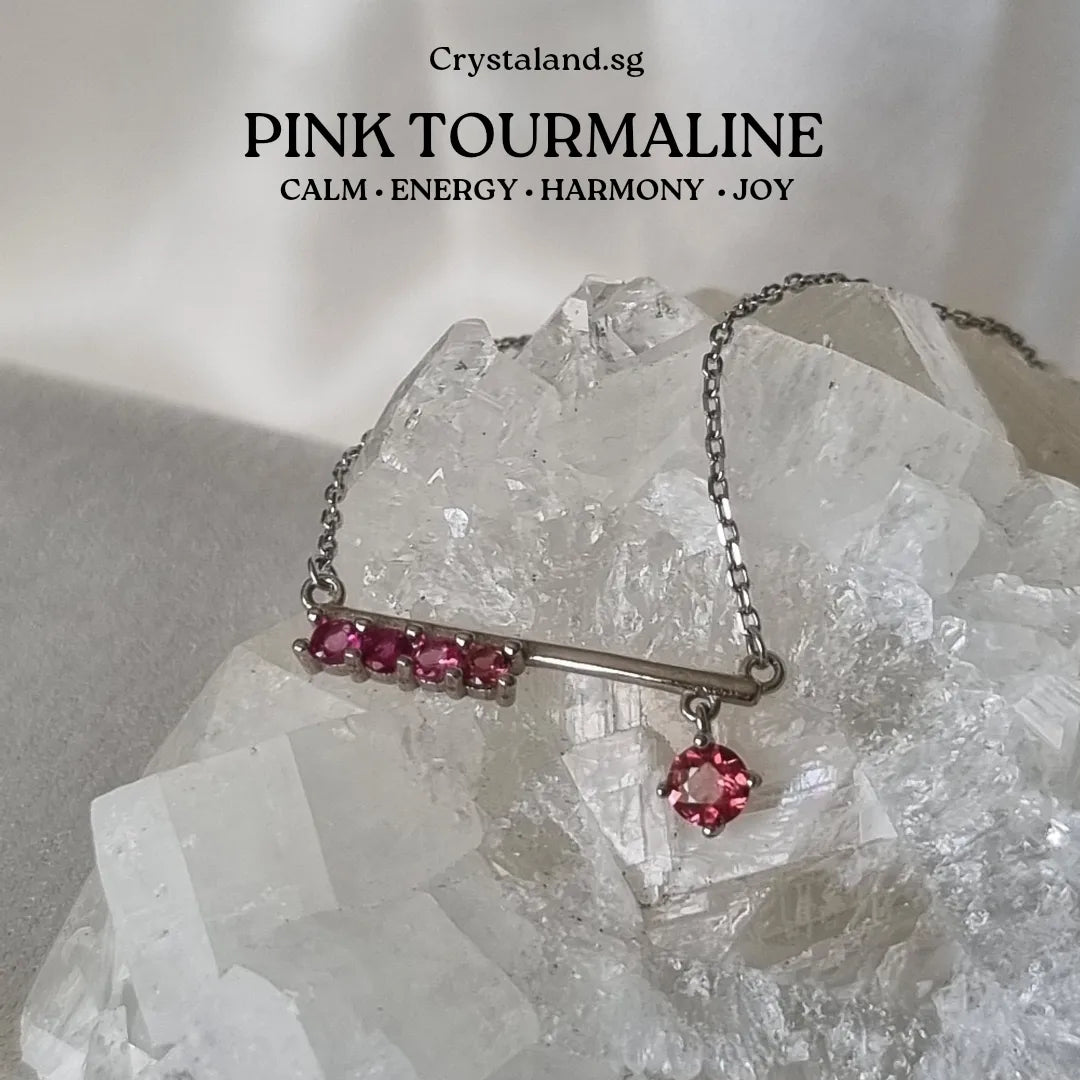 Pink Tourmaline Necklace