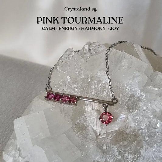 Pink Tourmaline Necklace