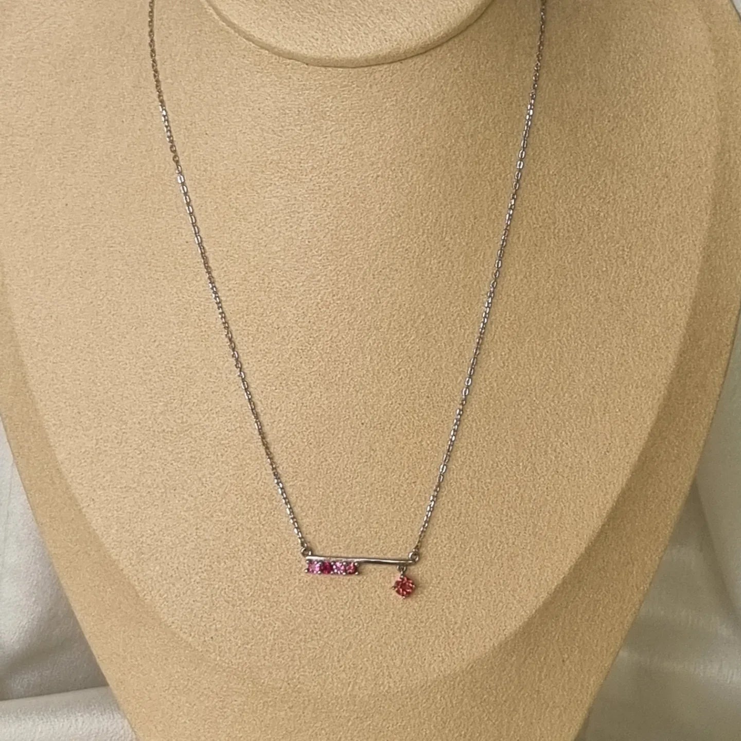 Pink Tourmaline Necklace