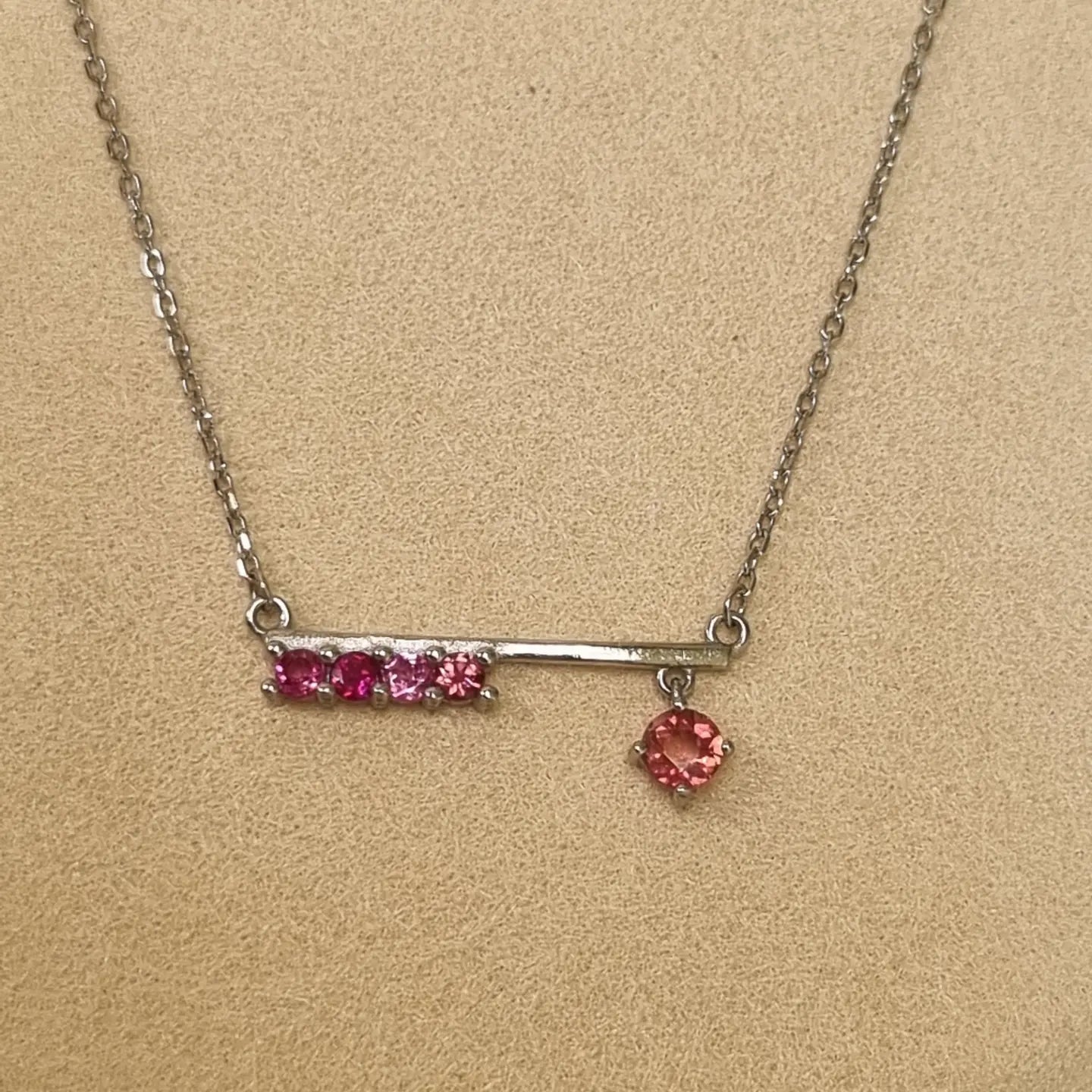 Pink Tourmaline Necklace