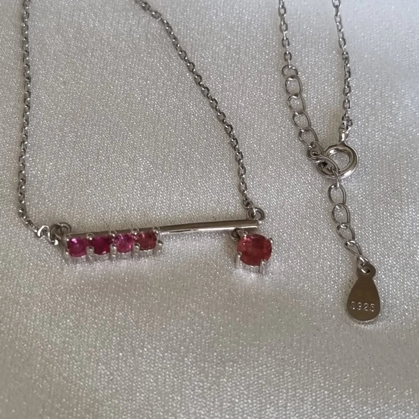 Pink Tourmaline Necklace