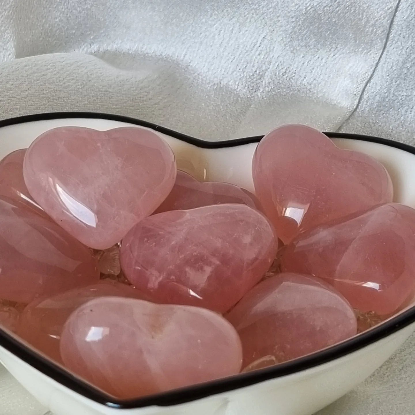 Rose Quartz Mini Heart
