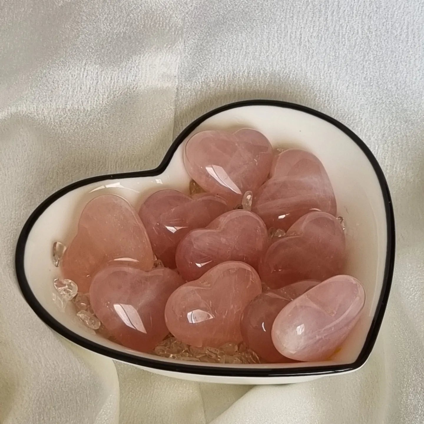 Rose Quartz Mini Heart