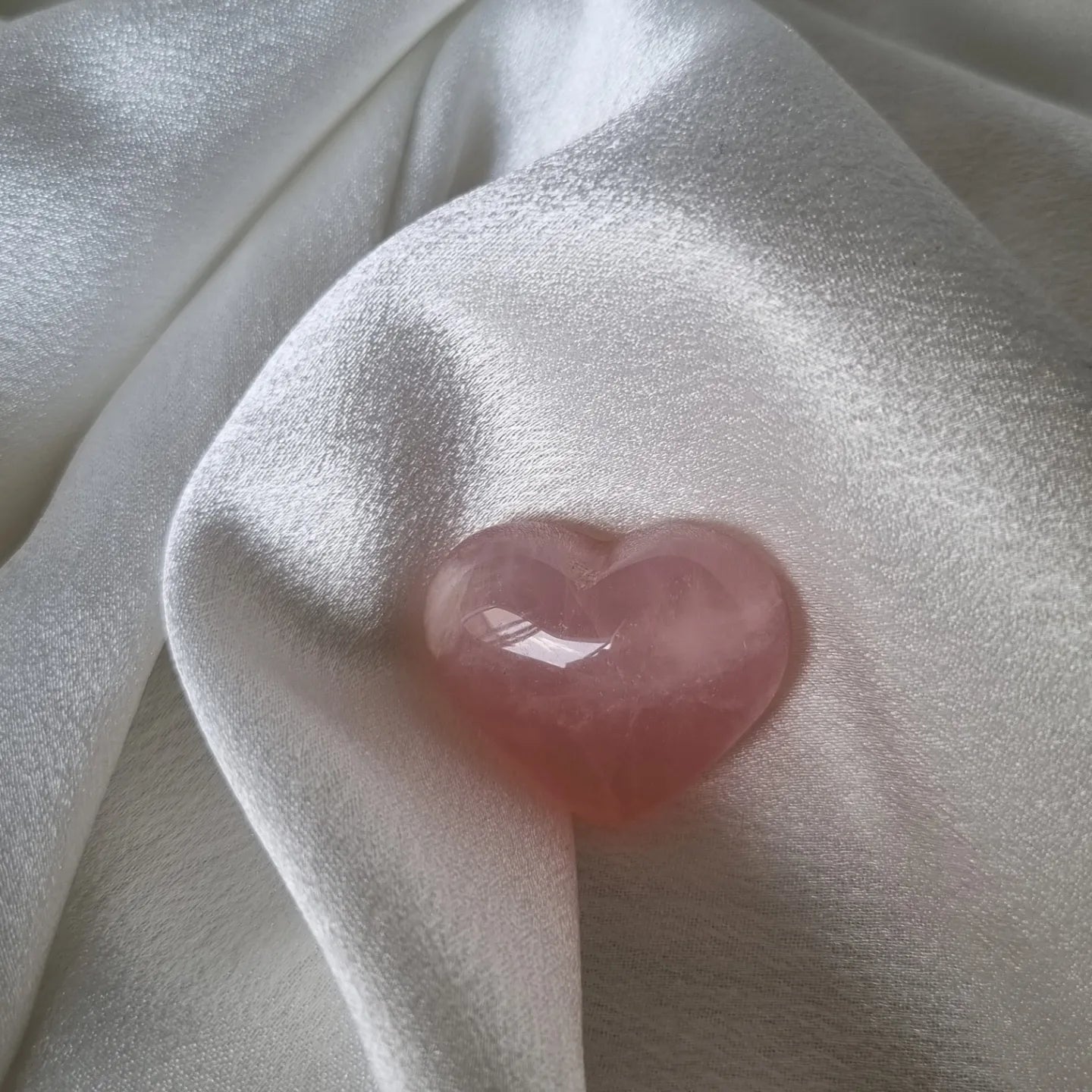 Rose Quartz Mini Heart