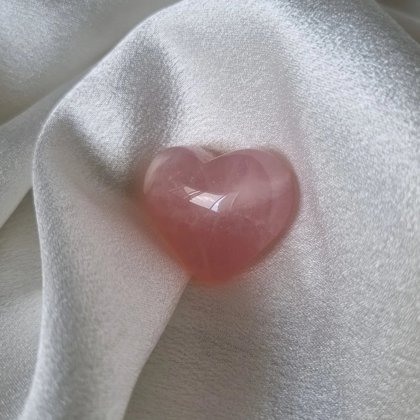 Rose Quartz Mini Heart