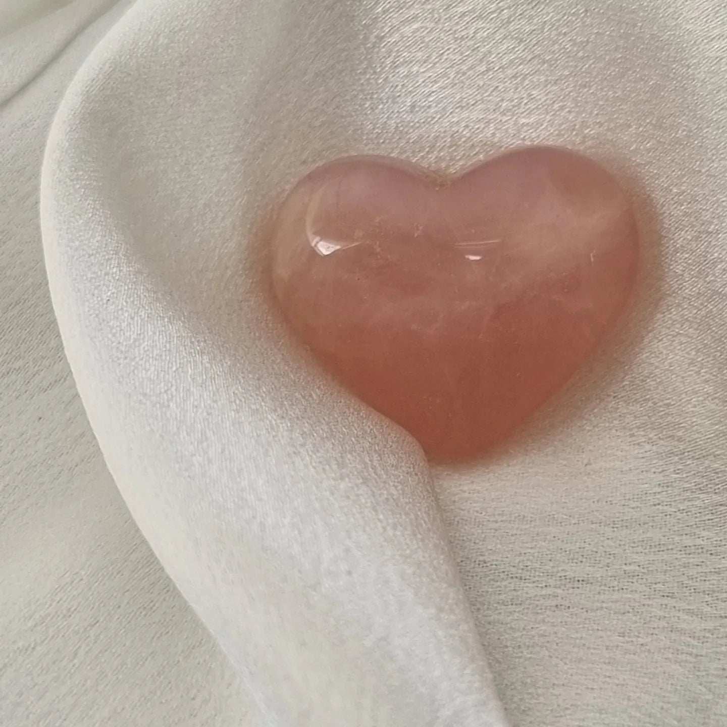 Rose Quartz Mini Heart