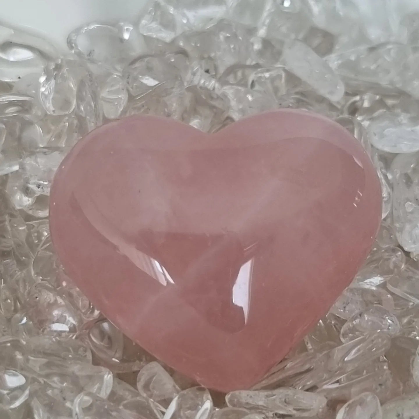 Rose Quartz Mini Heart