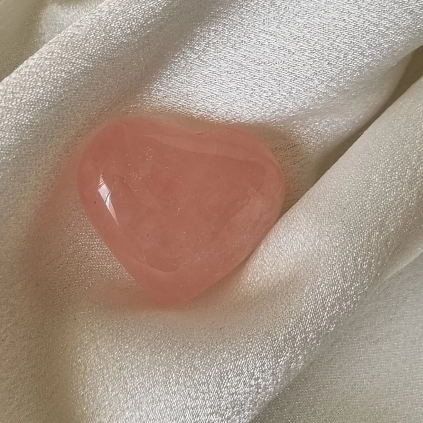 Rose Quartz Mini Heart