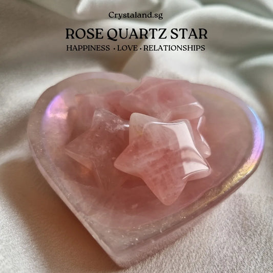 Rose Quartz Mini Star Display