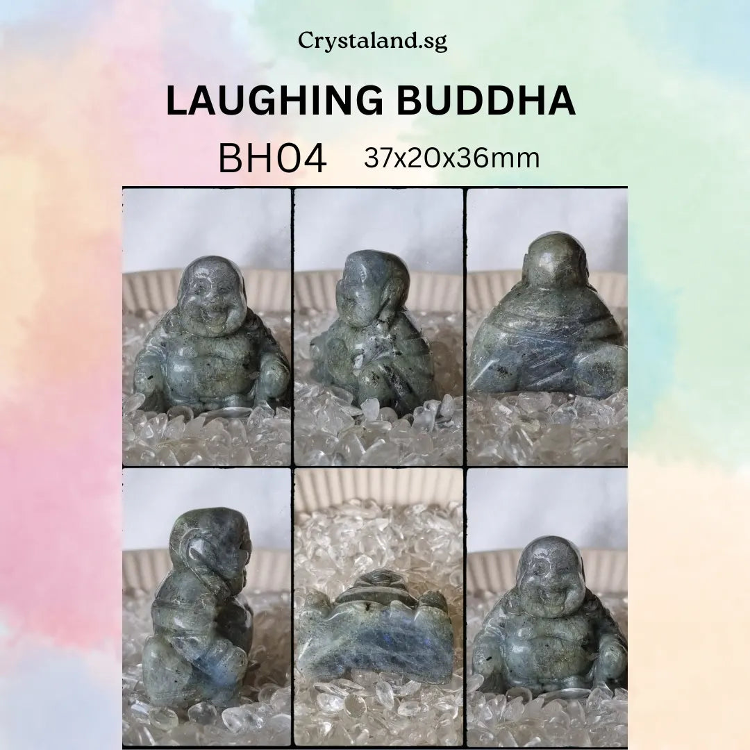 Labradorite Laughing Buddha