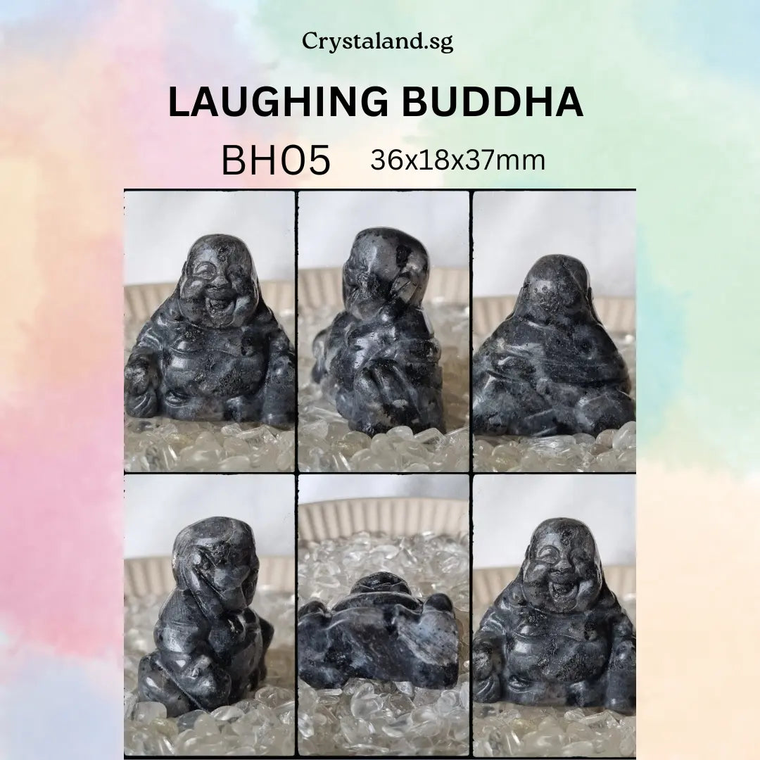 Labradorite Laughing Buddha